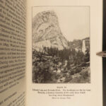 1921 SIGNED 1ed Handbook of Yosemite Hall National Park MAP Indians Geology
