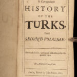 1663 ENGLISH History of Ottoman TURKS Empire Sultans Ahmed II Mehmed IV Moore