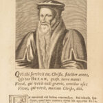 1725 Protestant Reformation 50 Portrait LUTHER Wycliffe Melanchthon Erasmus HUGE