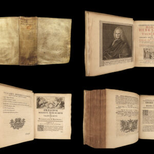1733 HEBREW Talmud 1ed Schottgen New Testament BIBLE Messianic Judaica RARE