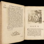 1736 HOMER Greek Poetry Iliad Odyssey MAP Scottish Enlightenment Blackwell