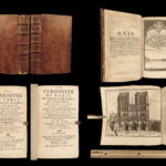 1742 PARIS Curiosities France Illustrated Travel Guide Versailles Architecture