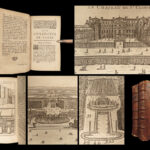1742 PARIS Curiosities France Illustrated Travel Guide Versailles Architecture