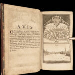 1742 PARIS Curiosities France Illustrated Travel Guide Versailles Architecture