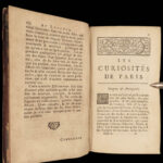 1742 PARIS Curiosities France Illustrated Travel Guide Versailles Architecture