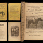 1890 BLACK BEAUTY 1st US ed Anna Sewell Horses Equestrian Classic Animal Rights