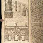1742 PARIS Curiosities France Illustrated Travel Guide Versailles Architecture