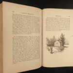 1883 Mark Twain 1ed Life on the Mississippi St. Louis Missouri Steamboat FLAMES