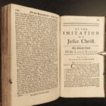 1699 ENGLISH Thomas a Kempis Imitation of Christ Stanhope Prayers Bible London
