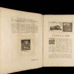 1760 Antiquity of Herculaneum Vesuvius Bayardi Pompeii Illustrated HUGE FOLIO