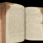 1790 Handwritten PHYSICS Manuscript Science Experiment Physique Astronomy Newton