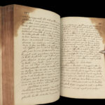 1790 Handwritten PHYSICS Manuscript Science Experiment Physique Astronomy Newton