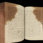 1790 Handwritten PHYSICS Manuscript Science Experiment Physique Astronomy Newton
