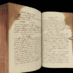 1790 Handwritten PHYSICS Manuscript Science Experiment Physique Astronomy Newton