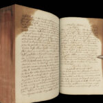1790 Handwritten PHYSICS Manuscript Science Experiment Physique Astronomy Newton