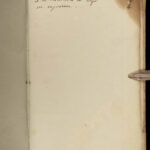 1790 Handwritten PHYSICS Manuscript Science Experiment Physique Astronomy Newton