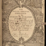 1653 English Improved Waltr Blith Husbandry FARMING Agriculture CROMWELL England