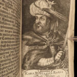 1687 Great Turkish WAR 1ed Chronicle Hungary Ottoman Turks Empire Mehmed IV MAPS