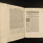 1695 Pelagianism Heresy 1ed Henry Noris Trinity in Flesh Free Will Latin Folio