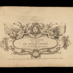 1696 FAMED Sebastien Le Clerc ART Chivalry Horses Duke Burgundy Illustrated RARE