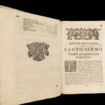 1739 MUSIC 1ed Cantus Firmus Theory Gregorian Chant Italian Palermo Canto Fermo