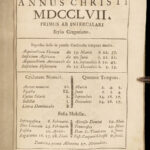 1750 ASTRONOMY 1ed Ephemerides Italian Zanotti Star MAPS Newton Galileo Brahe