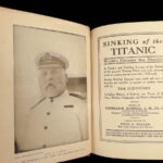 1912 TITANIC 1ed Sinking of the Shipwreck Iceberg Survivor Stories Illustrated