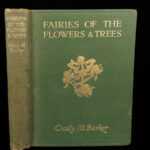 1927 FAIRY 1ed Fairies of the Flowers & Trees Fantasy Childrens Poetry Barker