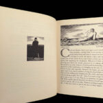 1930 Moby Dick Rockwell Kent ART 1ed Herman Melville Whaling Voyage Illustrated