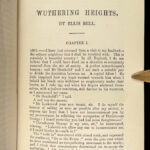 1887 Wuthering Heights & Agnes Grey Anne Emily Charlotte Brontë Sisters Feminism