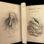 1840 BIRDS Ornithology Jardine Flycatchers Naturalist Library 33 Color Plates