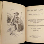 1869 Kit Carson Indians Hunter Trapper Fremont Expedition Rocky Mountains West