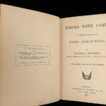 1899 CARD TRICKS Conjuring Illusions Sleight-of-Hand MAGIC Manual Hoffman