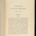 1862 EGYPT 1ed Thebes Tombs Excavation Necropolis Egyptian Archaeology Mummy