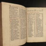 1670 EXQUISITE Roman Missal Catholic Church Liturgy Marolles Cigogne Bible ART