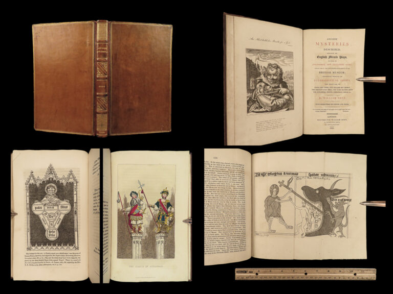 Image of 1823 1ed Ancient Occult Mysteries Hone Mythical Creatures HELL Torture Giants