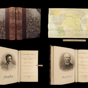 1890 Livingstone 1ed In Darkest Africa Henry Stanley Emin Pasha Expedition MAPS