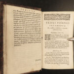 1640 ROME History of Justin Pompeius Trogus Macedonia Augustus Elzevier Vossius