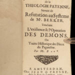 1699 Existence of DEMONS Binet PAGAN Occult Witchcraft Bekker Superstition Idols