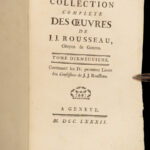 1782 Confessions of Jean-Jacques Rousseau Autobiography Enlightenment Philosophy