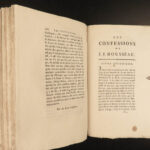 1782 Confessions of Jean-Jacques Rousseau Autobiography Enlightenment Philosophy