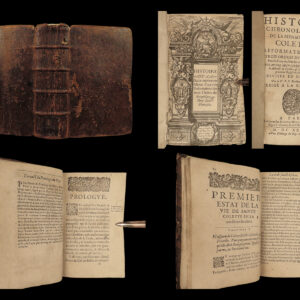 1628 MIRACLES 1ed Saint Colette PROPHECY Colettine Nuns French Monastics Silvere