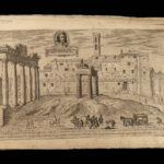 1639 Architecture ROMAN RUINS Engravings Duperac Colosseum Vestigi Roma RARE