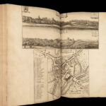 1656 Dugdale 1ed Warwickshire England Illustrated Arms & MAPS Heraldry FOLIO