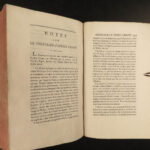 1785 DANTE 1ed Divine Comedy Inferno French & Italian Rivarol Commentary Enfer