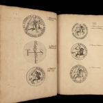 1641 FLANDERS 1ed Seals of Flemish Royals Charles V HRE Burges Belgium Wree RARE