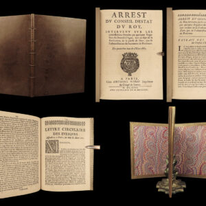 1669 Diocese of Agen Decrees France Sacraments Council of Trent FINE BINDING
