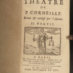 1692 Plays of Pierre Corneille French Theatre Le Cid Nicomede Drama 5v SET Paris