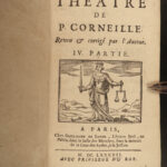 1692 Plays of Pierre Corneille French Theatre Le Cid Nicomede Drama 5v SET Paris