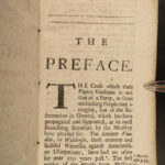 1694 Puritan Dissenter 1ed Bible Scripture Plea Catholic Protestant James Owen